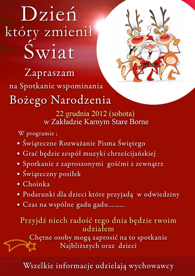 Read more about the article Spotkanie Bożonarodzeniowe