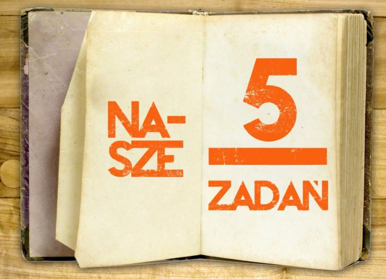 Read more about the article Nasze 5 zadań