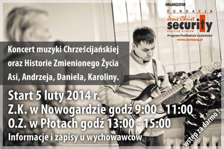 Read more about the article Koncert muzyki chrześcijańskiej