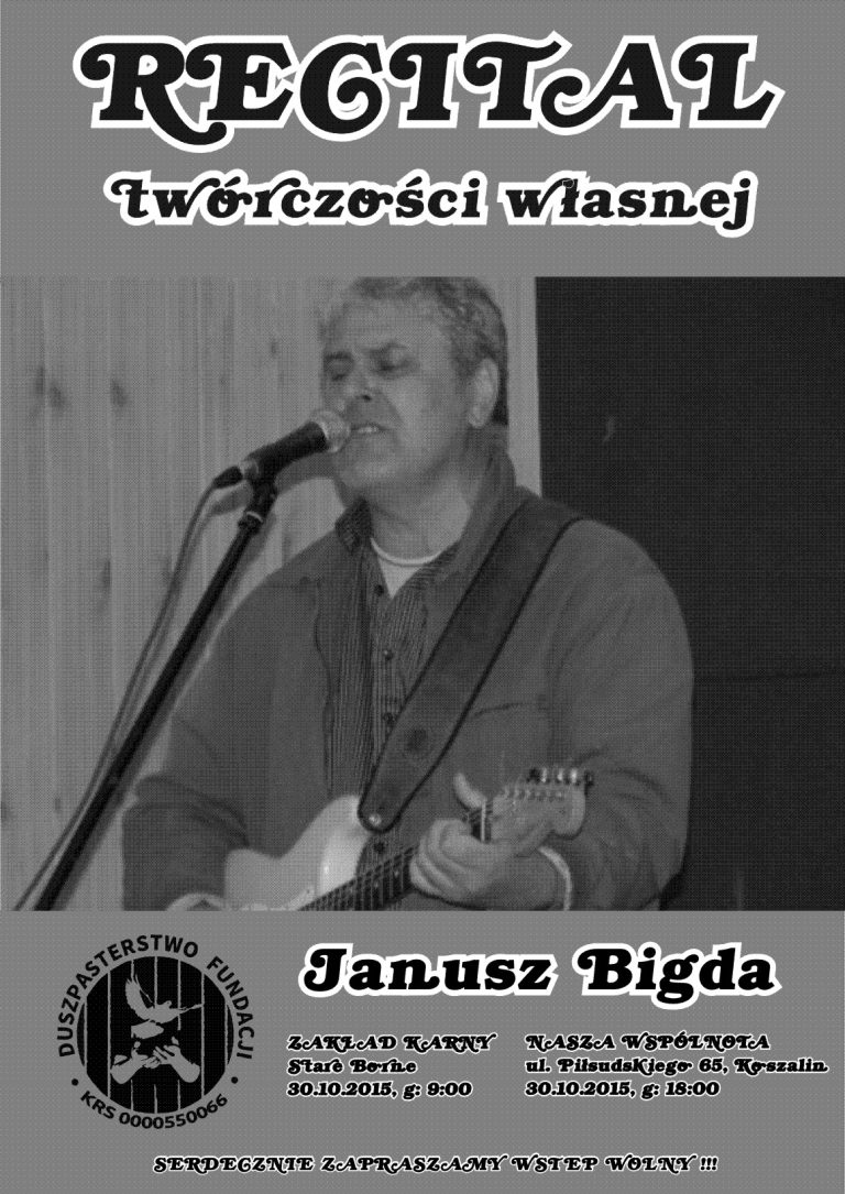 Read more about the article Zapraszamy na recital Janusza Bigdy